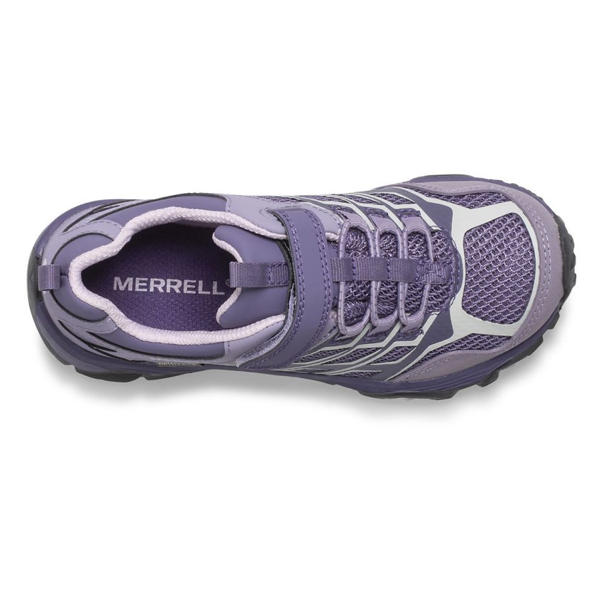 Basket Merrell Moab FST Low A/C Waterproof Lavande Enfant | D.Q.ZHFA